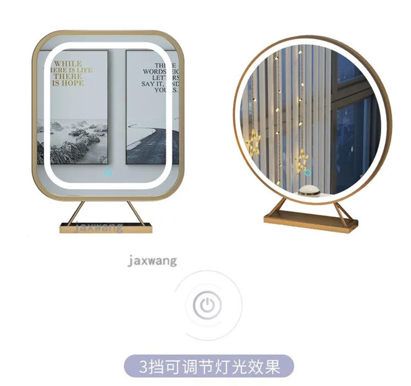 Description Picture 6 of itemNordic Mini Bay Window Dressing Table Home Dressers Bedroom Furniture Vanity Luxury Dressing Table with Mirror Storage Cabinet h