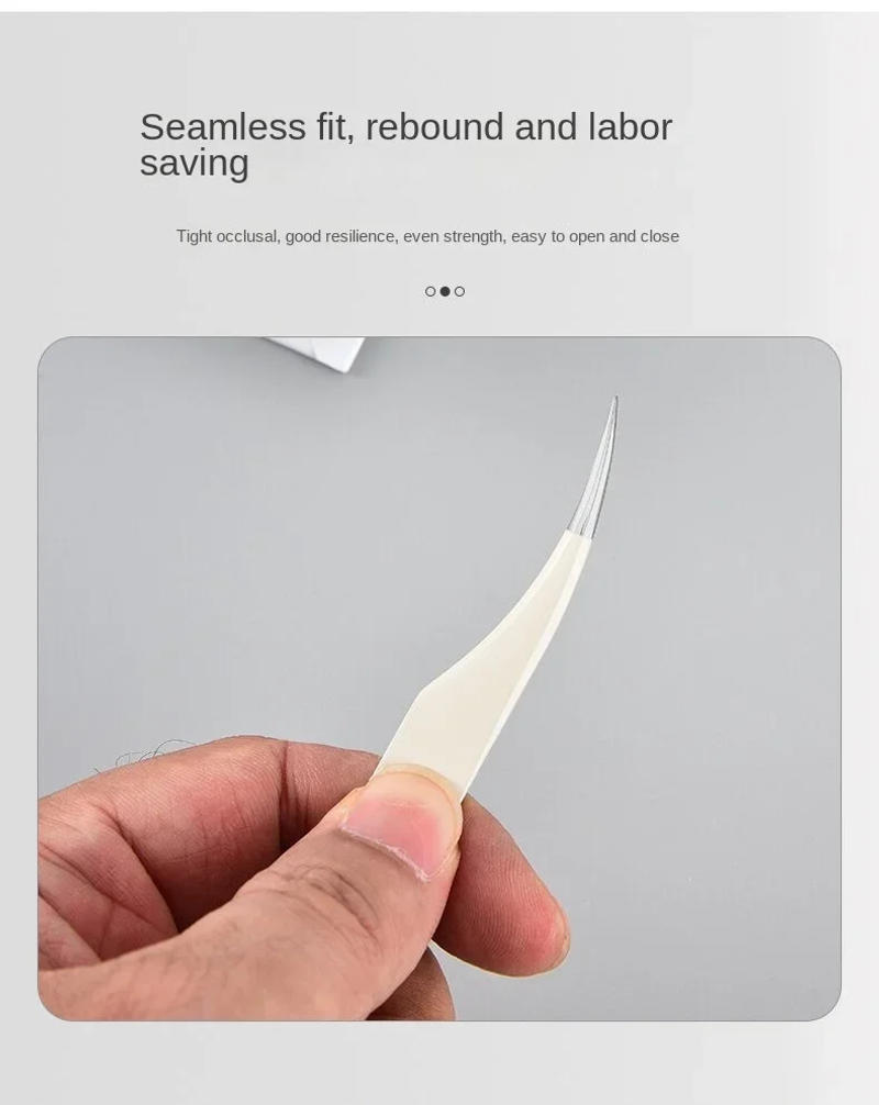 Description Picture 6 of itemFiber Tip Eyelash Extension Tweezer Volume Isolation Precise Lash Tweezers Nano Technology Eyebrow From Makeup Eyelash Tweezers