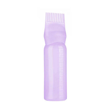 Colouring Dispensing Comb Oil Comb Dyeing Shampoo Bottle Hair Dye Bottle With Graduated Brush Applicator Bottles Hair Dye tool