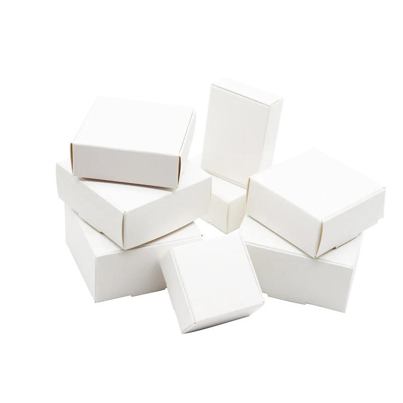 Description Picture 3 of item10pcs Multi Size Cute Square Kraft Packaging Box Wedding Party Favor Supplies Handmade Soap Chocolate Candy Gift Box