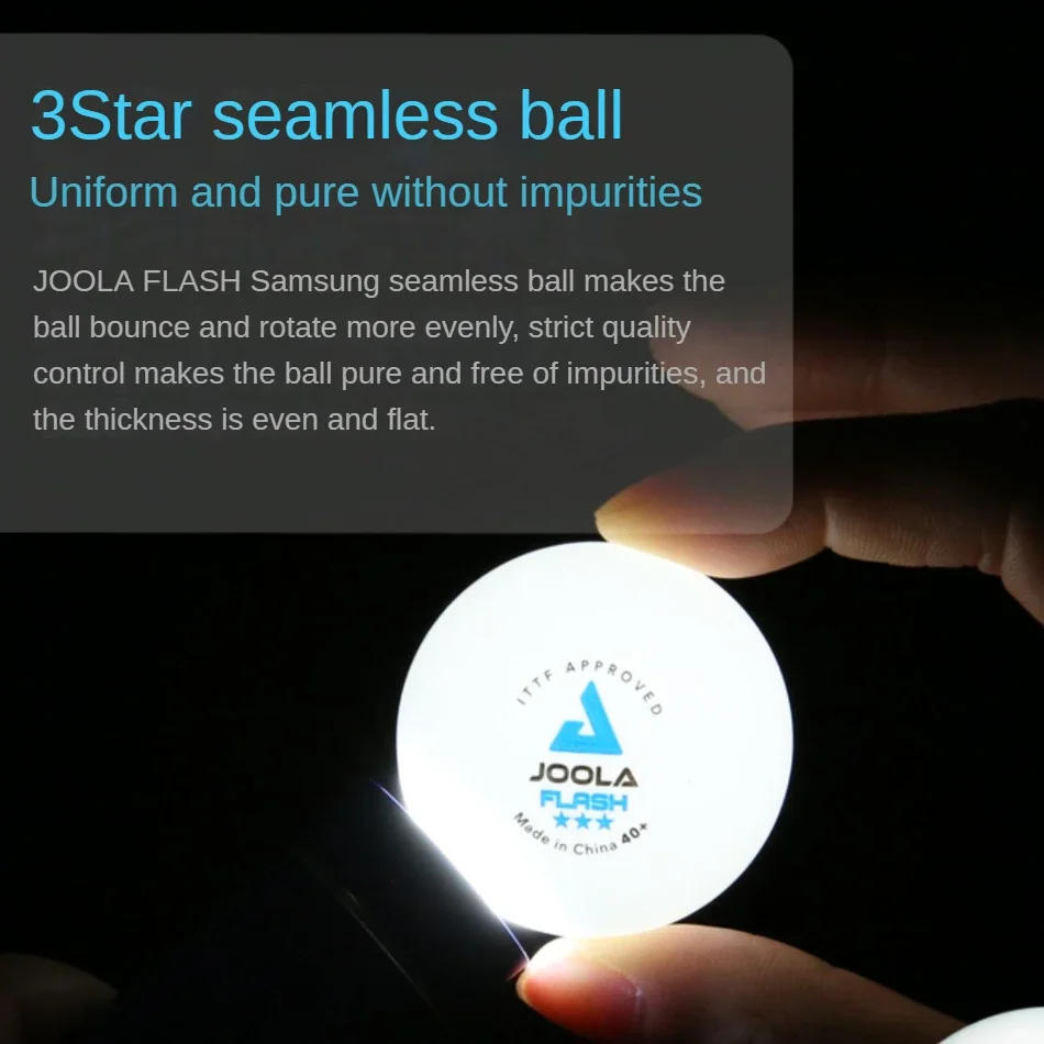 Description Picture 4 of itemOriginal Joola 3-Star 40+ 6/12 Balls New Material Poly Table Tennis Balls Ping Pong Plastic Ball ITTF Approved