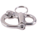 hot sale! Stainless Steel 316 Rigging Sailing Fixed Bail Snap Shackle Fixed Eye Snap Hook Sailboat Sailing Boat Yacht Outdoor Li