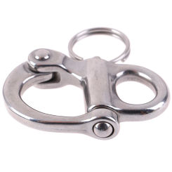 hot sale! Stainless Steel 316 Rigging Sailing Fixed Bail Snap Shackle Fixed Eye Snap Hook Sailboat Sailing Boat Yacht Outdoor Li