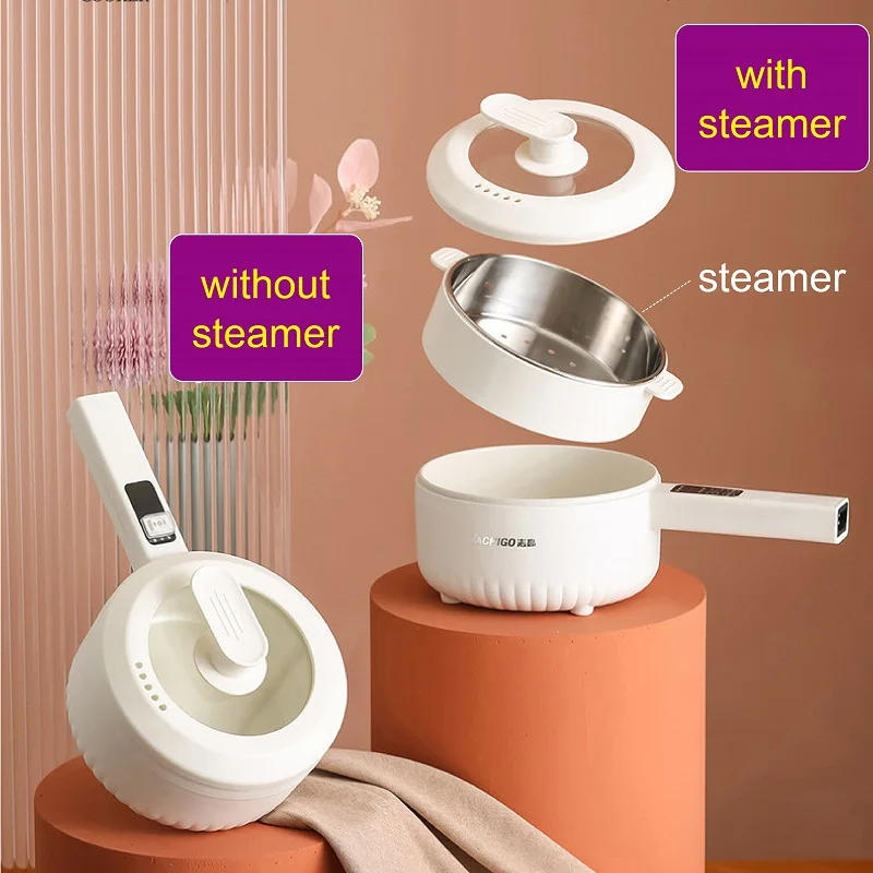 Description Picture 4 of item220V Multifunctional Electric Cooker Ceramic Pot Household Low-Power Student Dormitory Rice Cooker Noodle Soup With Steamer Pot