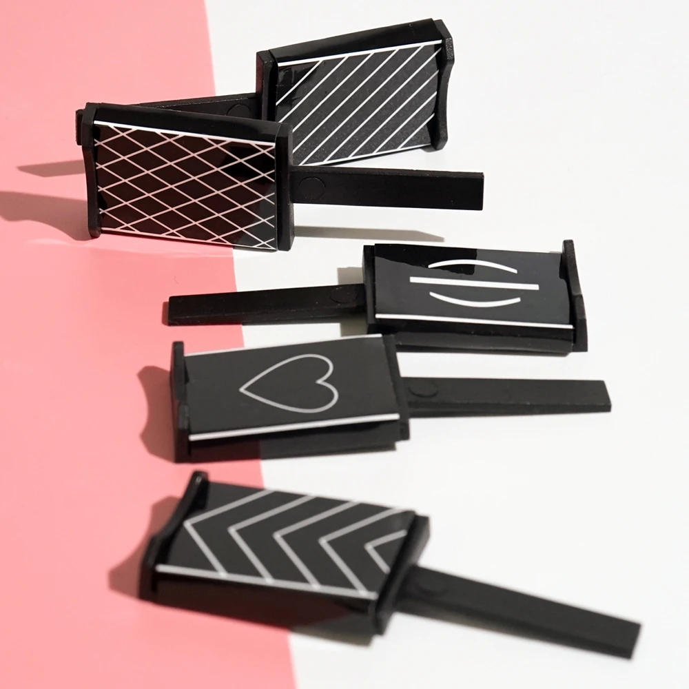 Description Picture 6 of itemNail Magnetic Stick 5Pcs/set Cat Eye Heart Effect  Grid Wavy 3D Board Painting Nail Tools Supplies 2304-01