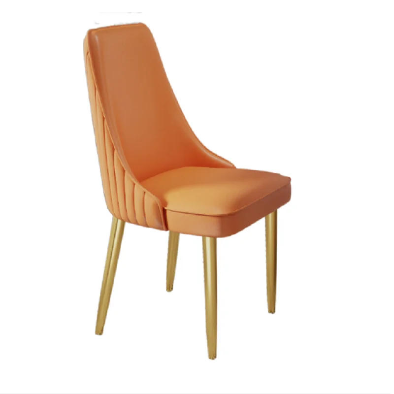 Description Picture 4 of itemLuxury Modern Kitchen Chairs Designer Accent Metal Dining Room Chairs Nordic Salon Casa Arredo Living Room Furnitures MQ50CY