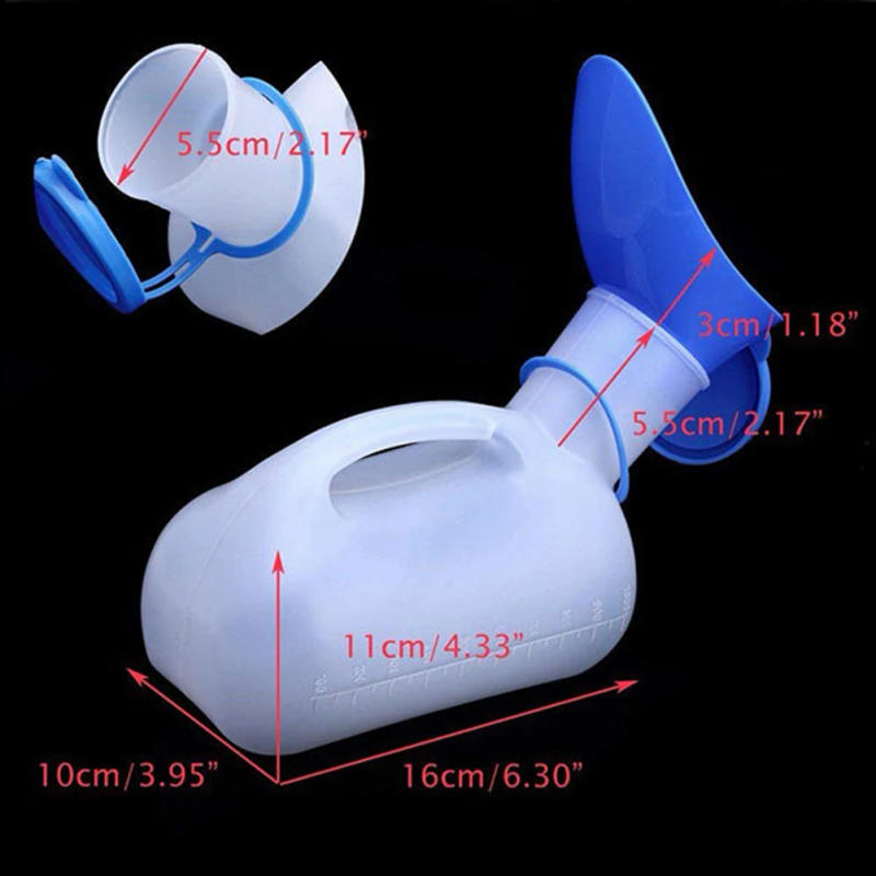 Description Picture 6 of itemCar Urinal Mobile Plastic Toilet Care Men Women Portable Aid Bottle Hospital for Family Outdoor Camping Accessory