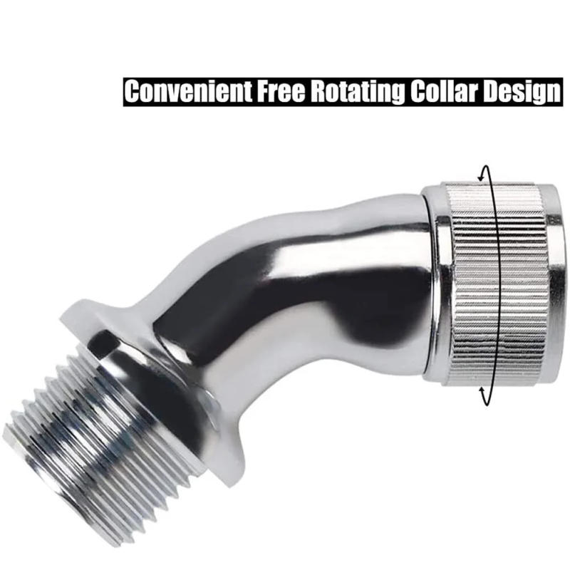 Description Picture 4 of itemShower Elbow Adapter Brass Elbow Adapter Shower Head Hose 45 Degree Connector Bathroom Faucet Connector Bathroom Accessories