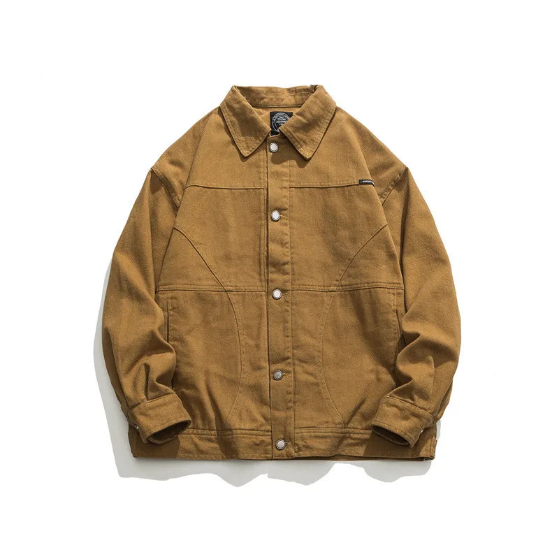 Japanese Solid Color Tooling Jacket Men