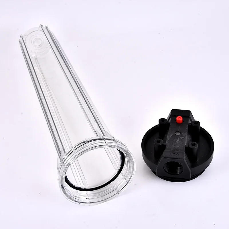 Description Picture 4 of item20inch PET Transparent Filter Shell Household Water Purifier Pre Pipe Filtration Large Flow Whole House Central Water Purifier