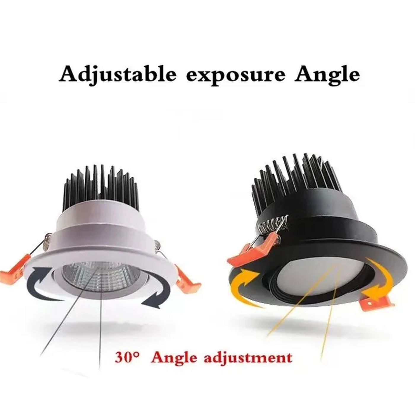 Description Picture 4 of itemZigbee3.0 Embedded LED Downlight Angle adjustable COB ceiling light spotlights 7W/10W/W12W/18Wrotating AC85-260V indoor lighti