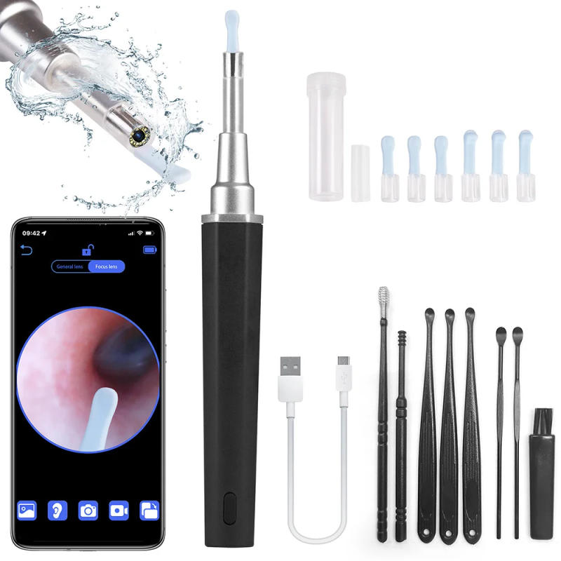 Description Picture 2 of itemTongwode Ear Wax Removal Tool Ear Care WIFI 5MP Visual Ear Sticks Endoscope Precision Earpick Mini Camera Otoscope Health Care
