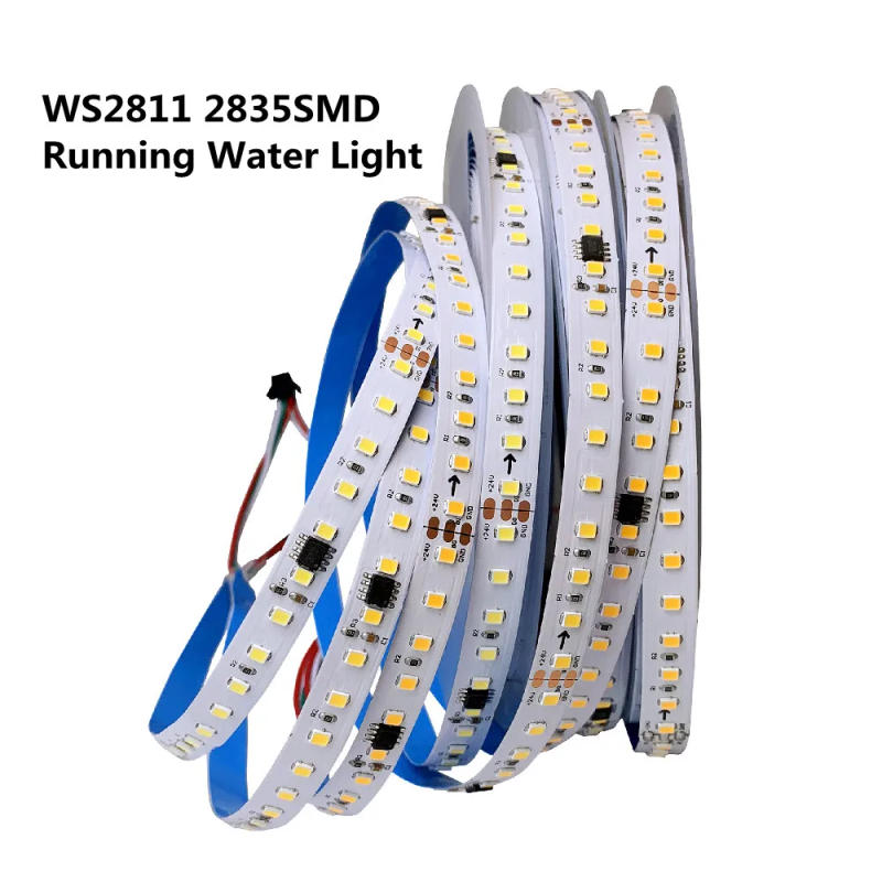 Description Picture 5 of itemDC24V Chasing Light WS2811 Horse Race LED Strip 120Leds/m Running Water Flowing Light With Remote/Panel Controller 24V Power 10m