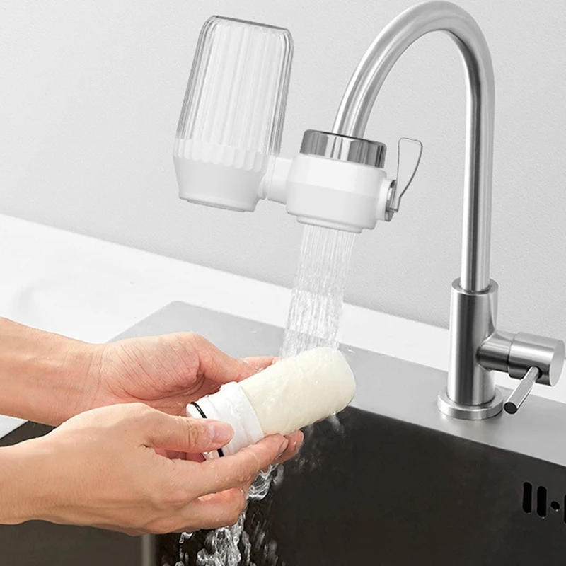 Description Picture 6 of itemFaucet Tap Water Filter Purifier Removable Washable Filter Small Physical Filtering For Home Kictchen