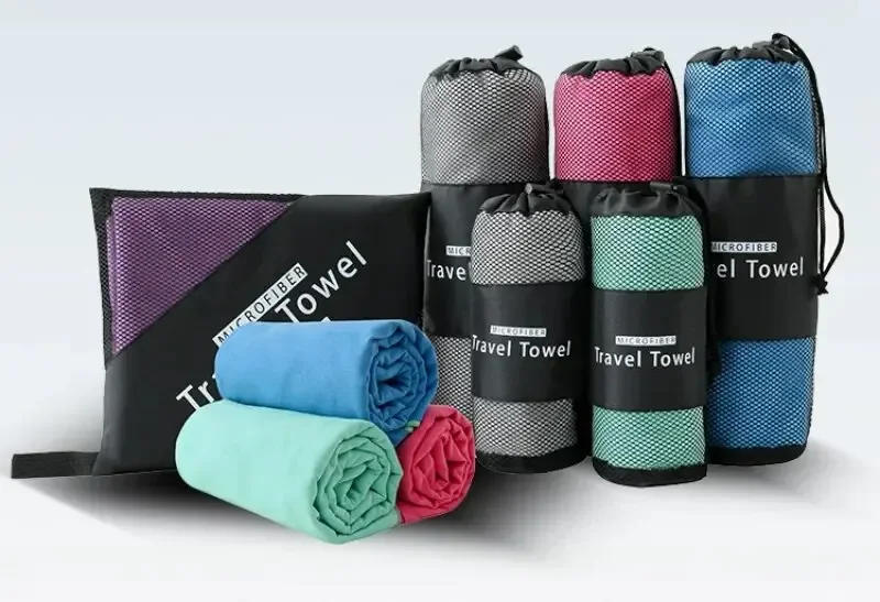 Description Picture 3 of itemQuick Drying Sports Towel 40x80CM Blue Gray Green Orange Swimming Gym Camping Running Beach Towel Bathroom Accessories For Home