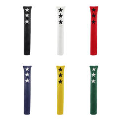 Golf Alignment Stick Cover Protective Case Golfer PU Leather Waterproof Supplies Club Cover Premium Golf Indicator Rod Holder