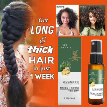 30ml Ginger Serum Hair Growth Products Fast Regrowth Oil Hair Loss Medicine Enhancer Care Beauty Scalp Treatment Repair Spray