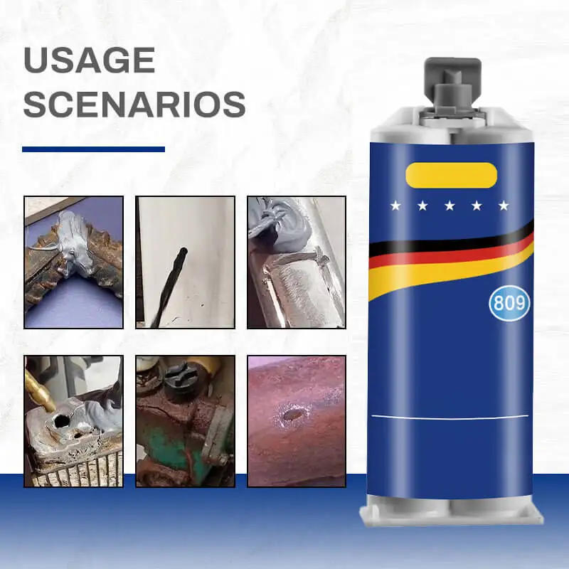 Description Picture 6 of itemHigh Strength Metal Repair Glue AB Casting Adhesive Heat Resistance Cold Welding Industrial Repair Agent Casting Sealant Adhesiv