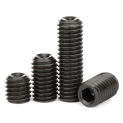 12.9 Grade High-strength Carbon Steel Hexagon Socket Fixing Screw, Black Concave End Tightening Bolt M12M14M16M20M24