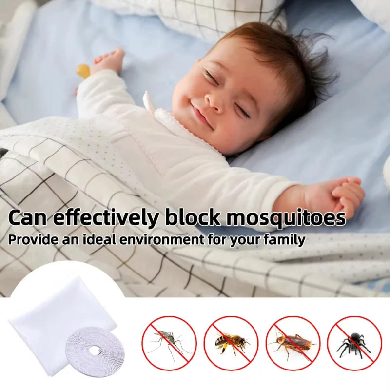 Description Picture 3 of itemMosquito Nets for Windows Fly Screen Window Magnetic Fly Screen for Windows Self-Adhesive Tape for Windows Keeps Beetles/Flies