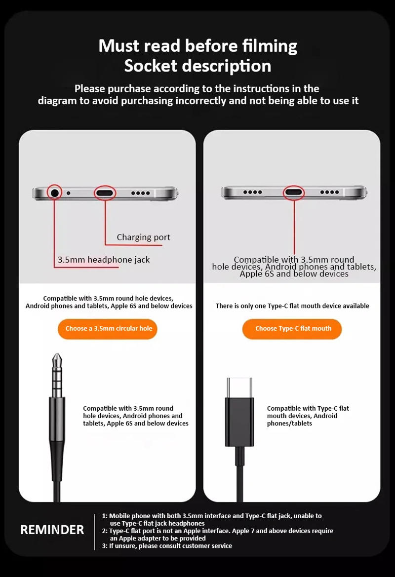 Description Picture 2 of itemWired Sleep Earphone 3.5mm-Pin Headphone With Mic HD-Calling Noise Cancelling Sleep Earbud HiFi Stereo Headset For Xiaomi Lenovo