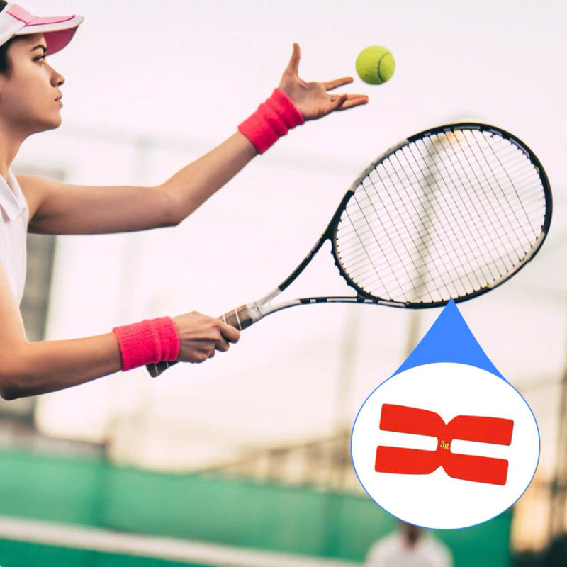 Description Picture 6 of item6Pcs 3g Badminton Racquet Weighted Tapes Silicone Tennis Badminton Racket Weight Balance Strips for Tennis Training Accessories