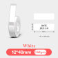 White 12x40mm