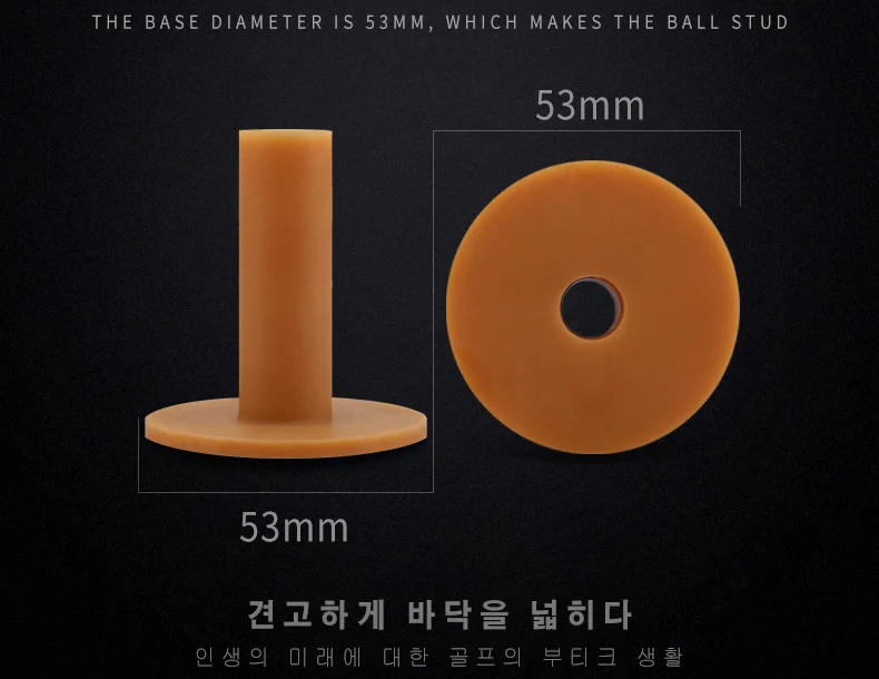 Description Picture 6 of itemPGM 43/54/70/80/83mm Training Practice Tee Mat Golves Ball Hole Holders Beginner Trainer Practice Rubber Golf Tee Holder QT001