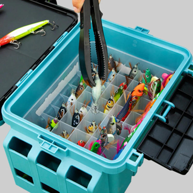 Description Picture 5 of itemFishing Box 40 Grid Plastic Fishing Tackle Box Octopus Egi Storage Organizer Box Squid Jig Hard Lure Tool Case Fishing Lined Box
