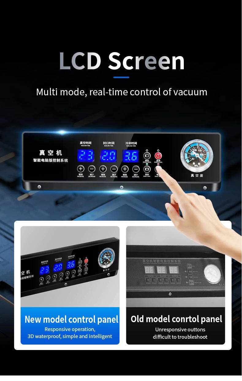 Description Picture 6 of itemMAH industrial /household chamber vacuum sealer machine food meat fruit and vegetable vacuum packing machines