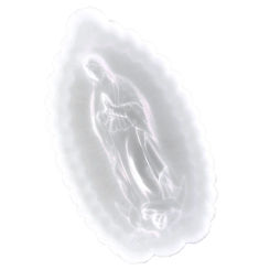 DIY Supplies Jewelry Pendant Molds Virgin Mary Casting Angel Shape Decor 3d Silicone Christmas Epoxy Resin