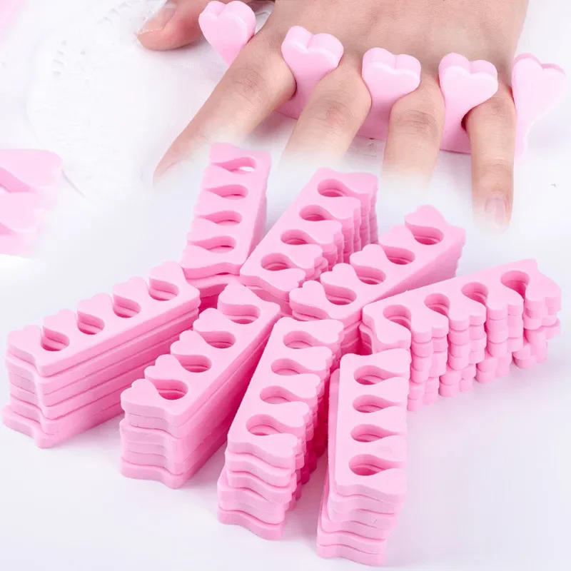 Description Picture 4 of itemPedicure separador de dedos del pie toe separator Nail Art Toe Separators Fingers Foots Sponge Soft nail tech supplies