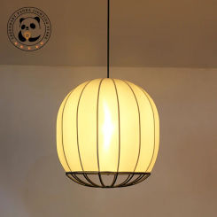 Modern Minimalist Pendant Lights Art Personalized Fabric Lantern Luminaria Bedroom Parlor Study Homestay Hotel Decor Chandeliers