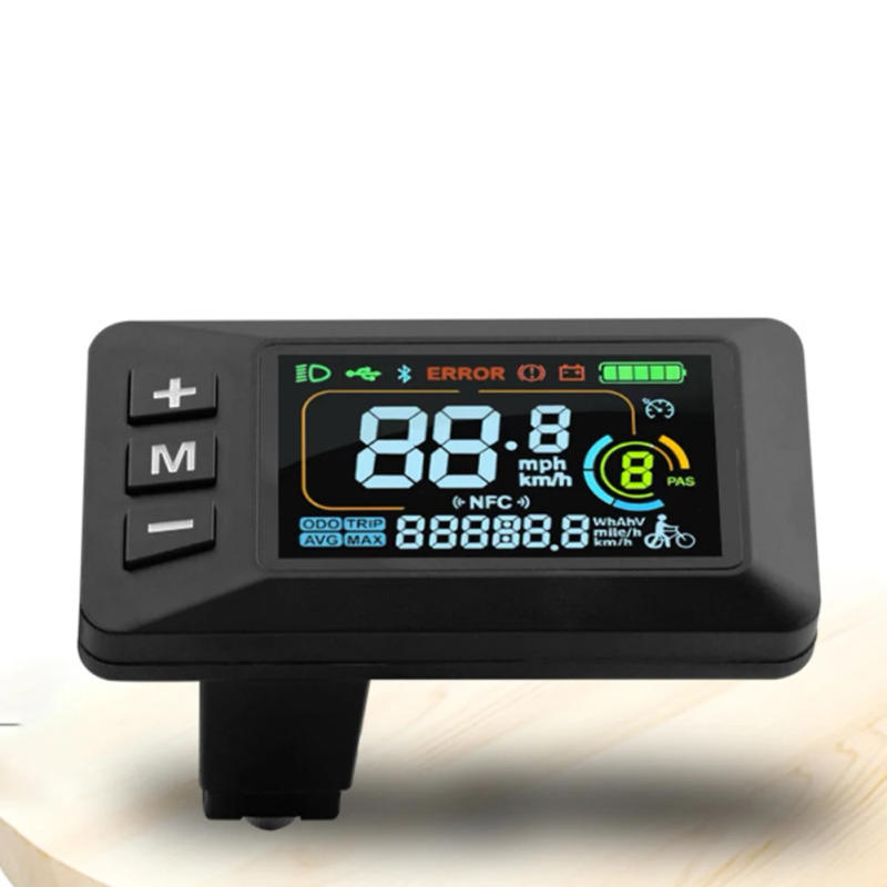 Description Picture 2 of itemElectric Bicycle LCD Display 24V-60V E-bike Speedometer Dashboard Digital Panel With 5 Pin Cable And Light Line Cycling Parts