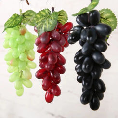 Artificial Fruit Grape Food Lifelike Fake Fruits Plant Home Office Party Decoration Children's Play Toys Simulated Fruit Grape