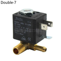 Jiayin JYZ-4P Normally Closed 3mm N/C 2/2 Way AC 230V G1/8" 6Bar Brass Steam Air Generator Water Solenoid Valve Coffee Makers