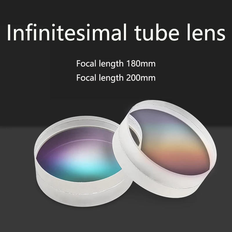Description Picture 2 of itemDiameter 22mm 23mm Infinitesimal Microscope Objective Tube Lens Focal Length 180mm 200mm Doublet Glued Optical Lenses