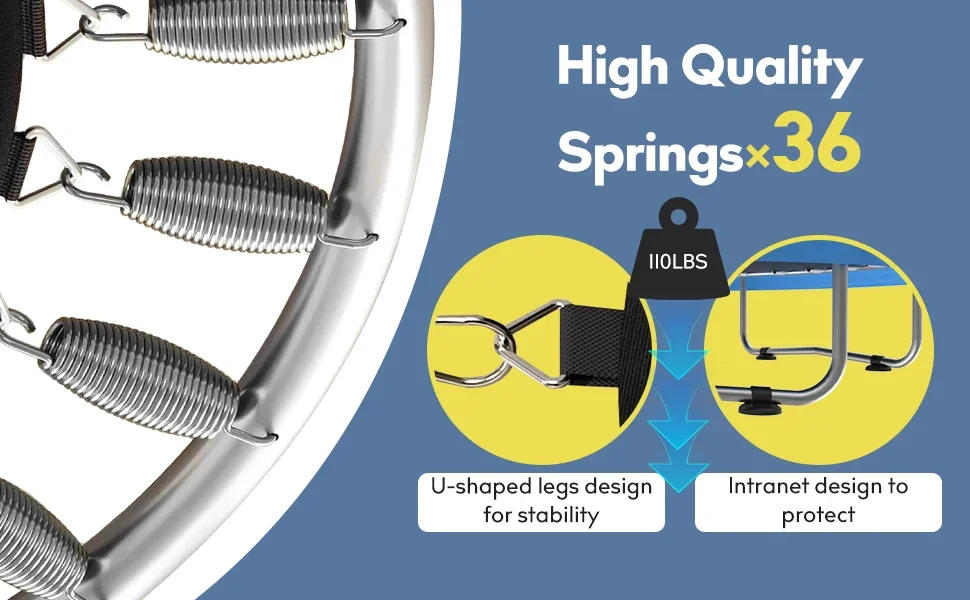 Description Picture 4 of item72" Trampoline for Kids with Net,6 FT Indoor & Outdoor Small Toddler Trampoline with Basketball Hoop & Dart Board for Ages 1-8,