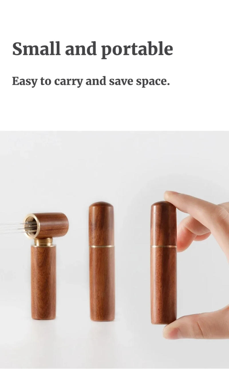 Description Picture 4 of itemStainless Steel Coffee Powder Tamper Espresso Powder Stirrer Distributor Leveler WDT Tools Cafe Stirring Barista Accessories