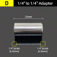 D 6.3mm to 6.3mm