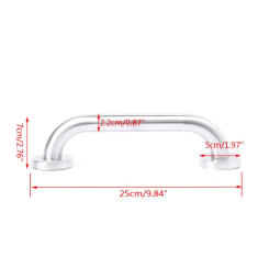 25cm Bathroom Shower Tub Handrail Stainless Steel Safety Toilet Support Gra G5AB