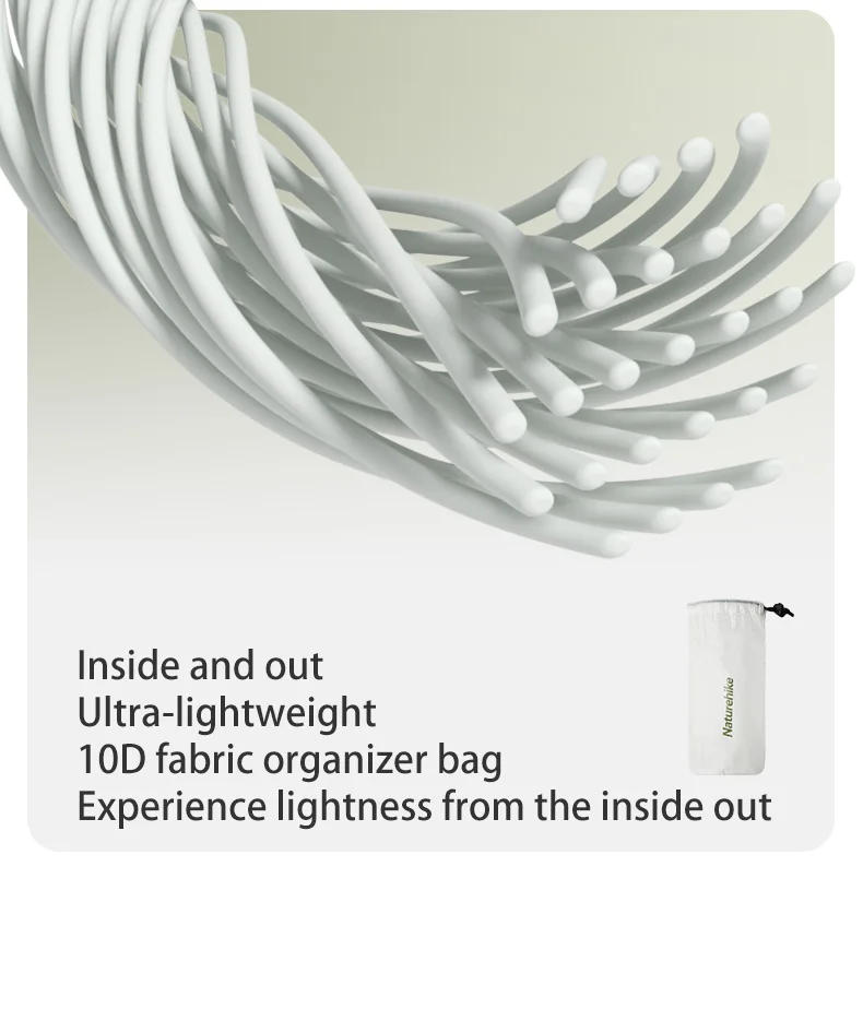 Description Picture 6 of itemNaturehike Handy Mummy Sleeping Bag Liner Thin & Light Outdoor Camping Sleep Sack Hotel Travel Sheet Packed Ultra Small Volume