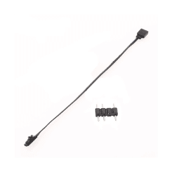For Corsair 3PIN RGB to Standard ARGB 3-Pin 5V Adapter Connector RGB Cable for Corsair Fan/Hub/Lighting Node/Commander