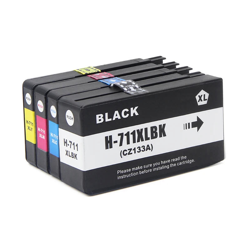 Description Picture 2 of item12 Pieces Compatible For HP 711XL 711 HP711 Ink Cartridge Full With Ink For HP DesignJet T120 T520 Printer