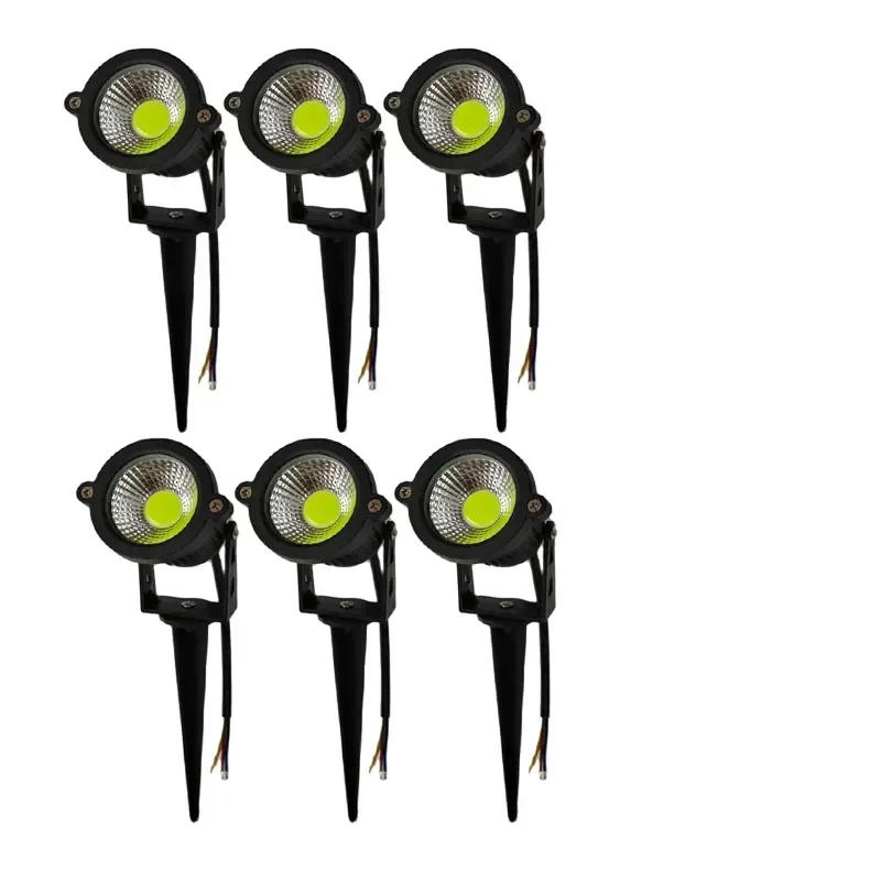Description Picture 5 of item6-16PCS Outdoor LED Garden Lawn Light 5W Landscape Lamp Spike Waterproof DC12V Path Bulb Warm White Green Spot Lights 220V 110V