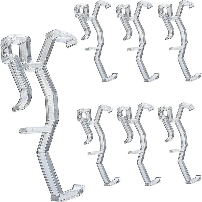 Description Picture 5 of itemValance Clips Clear Plastic  Retainer Holder Clip For Window Blind Valance,Horizontal Faux & Wood Blinds Parts