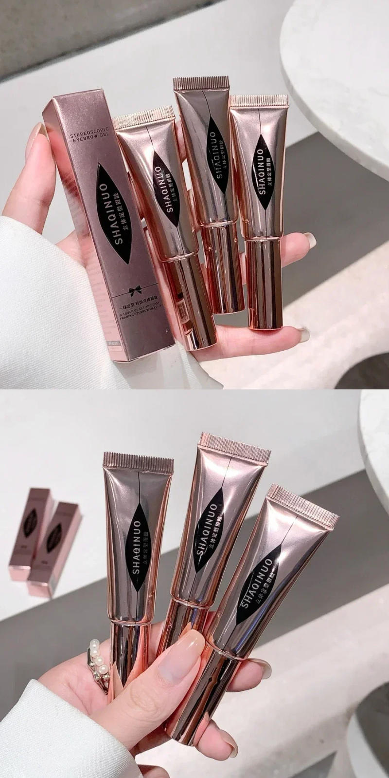 Description Picture 6 of itemEyebrow Styling Gel Easy to Shape & Long-Lasting Hold, Small Brush for Effortless Application, Naturally Colored for Al