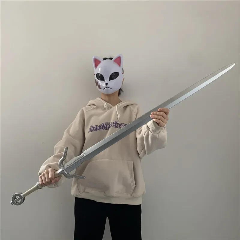 Description Picture 3 of itemWild Hunt Cosplay Prop Sword 1:1 Jewel Weapon Role Play Gift Safety PU Double Dragon Wizard Sword Big White Wolf Sword
