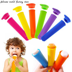 Silicone World Summer DIY Popsicle Silicone Molds Handheld Ice Cream Mold Food Grade SilicaGel Popsicles Ice Cube Mold Ice Maker