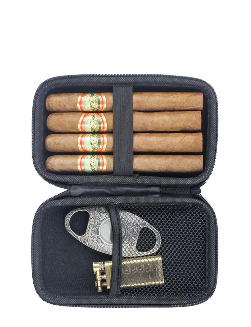 Description Picture 6 of itemPortable EVA Cigar Bag Outdoor Travel Carrying Case Cigar Accessories